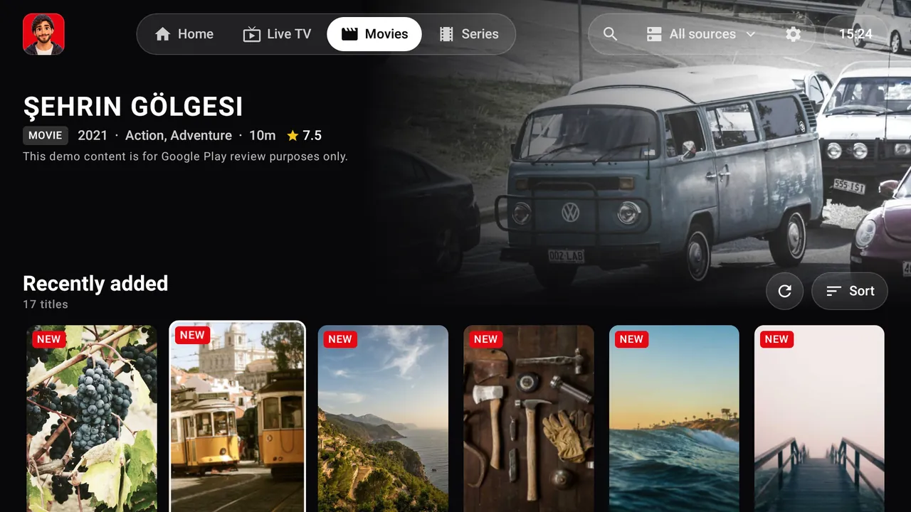 Android TV filmler
